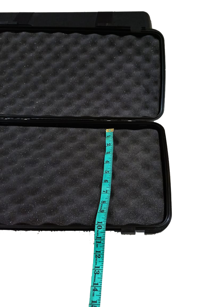 Rifle hard case width
