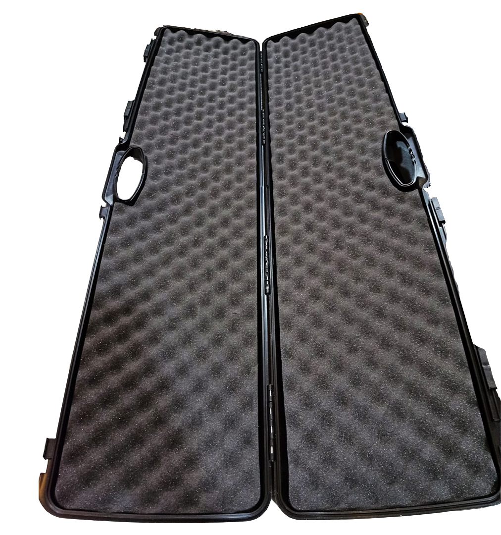 Rifle hard case opened shot